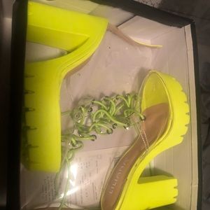 Like Green Boot Heels